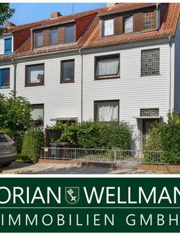 Reihenendhaus in ruhiger Lage - Großzügige Räume, Garten und zwei Balkone - Bremen