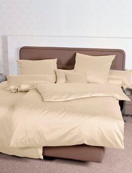 Janine Bettwäsche Colors 31001, Mako-Satin, 2 teilig, feinfädige uni Bettwäsche für alle Jahreszeiten, Markenreißverschluss