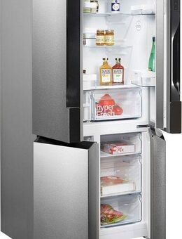 SIEMENS Multi Door iQ300 KF96NVPEA, 183 cm hoch, 91 cm breit, noFrost, hyperFresh Schubladen, LED-Licht, superKühlen, superGefrieren