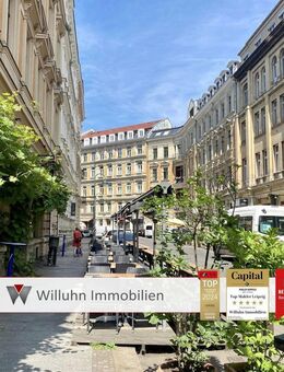 Leipzig Zentrum: Denkmalwohnung mit großem Balkon und Aufzug - Leipzig