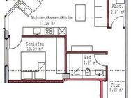 Helle 2-Zimmer Wohnung in idyllischer Lage zu vermieten! - Hardthausen (Kocher)