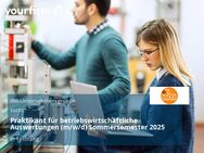 Praktikant für betriebswirtschaftliche Auswertungen (m/w/d) Sommersemester 2025 - Tettnang