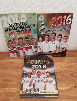 3 DFB Sammelalben 2014/2016/2018 - Dortmund