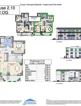 PENTHOUSE projektiert Neubau Erstbezug - Selbitz