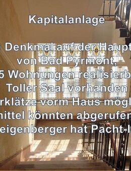 Denkmalschutz in bester Lage - NENNEN SIE UNS IHREN PREIS - Bad Pyrmont