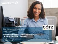 Mitarbeiter Front Office / Poststelle (m/w/d) Vollzeit / Teilzeit - Regensburg