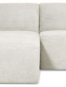 OTTO home Ecksofa Koa, 228 cm, L-Form, Modulsofa in Cord, Chenille, Struktur, Webstoff, Designsofa, weicher Lounge-Sitzkomfort, Welleunterfederung, bodentief