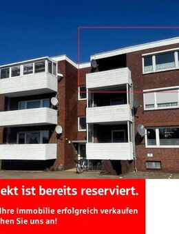 RESERVIERT! Charmante Wohnung im Dachgeschoss mit Balkon in zentraler Lage - Schortens
