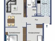 langfristig vermietete Wohnung mit Balkon und Kohle/Holz-Ofen - Bergheim (Nordrhein-Westfalen)