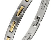 JOBO Armband, Edelstahl bicolor 21 cm
