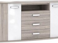 FORTE Kombikommode Rondino, mit LED-Spot