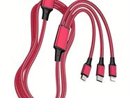 3-in-1 Multifunktions-USB-Ladekabel für iPhone und andere +USB C - Gemmingen