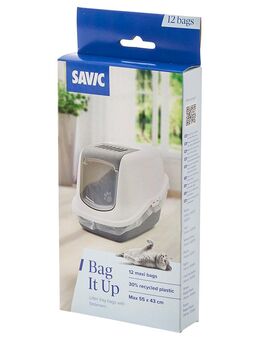 Savic Katzentoilette Nestor - Bag it Up Litter Tray Bags, Maxi, 1 x 12 Stück