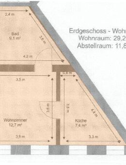 Süße, kleine Wohnung in Nähe Stadtzentrum - Stadtroda