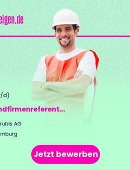 Fremdfirmenreferent (m/w/d) - Hamburg