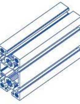 Alu-Profil Aluminiumprofil Konstruktion Profile Nut 10 mm 45+50er - Weinstadt