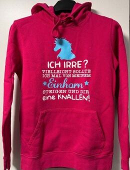 Sweatshirt / Hoodie russell Pink Einhorn Größe M - Kempten (Allgäu)