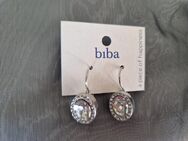 BIBA Damen Ohrringe Creolen Silberfarben mit Steinen NEU Modeschmuck - Borken (Hessen)