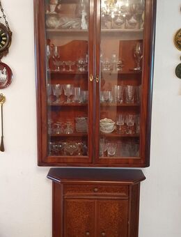 Antiker Mahaghoni Schrank, Vitrine, Unterschrank, Jahr 1900 - Köln