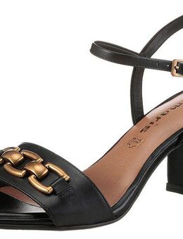 Tamaris Sandalette, Blockabsatz, Abendschuh, Sommerschuh mit edler Zierkette