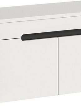 INOSIGN Sitzbank REHAT, TOPSELLER!, Breite 80cm, 2 Türen, 2 Fächer (in verschiedenen Farben erhältlich), Garderobenbank, Flurbank, Dielenbank, Bank mit Stauraum, Bank