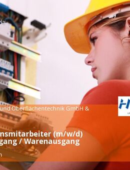 Produktionsmitarbeiter (m/w/d) Wareneingang / Warenausgang - Buttenheim