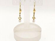 Vintage Perlen-Ohrhänger aus 333er Gelbgold - Leimen Zentrum