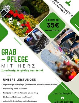Grabpflege mit Herz aus Mönchengladbach - Mönchengladbach