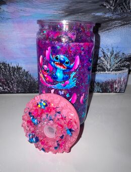 Schneekugel Becher Snowglobe Disney Stitch - Bitterfeld-Wolfen
