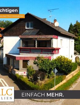 Ein Haus zum Ankommen - 6,5 Zimmer, Garten, große Scheune und mehr! - FALC Immobilien Heilbronn - Möckmühl