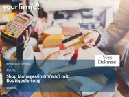 Shop Manager/in (m/w/d) mit Boutiqueleitung - Köln