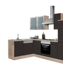 OPTIFIT Winkelküche Kalmar, Stellbreite 300x175 cm, wahlweise mit E-Geräten, mit Arbeitsplatte