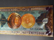 100 Bitcoin BTC Gold Banknote Krypto Geldschein (DEKO) - Mönchengladbach