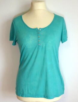 Janina - Damen T-Shirt, grün, Blättermuster, Gr. 42 - Gütersloh
