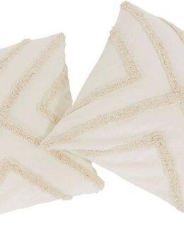 LeGer Home by Lena Gercke Dekokissen Sidonie, 2-er Set, Hoch-Tief Design, Kissenhüllen ohne Füllung, zwei Größen