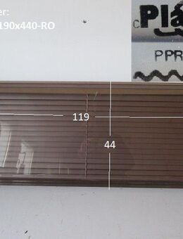 Wohnwagenfenster Planet PPRG-X D557 ca 119 x 44, ROLLO INTEGRIERT, Fendt / Tabbert, braun - Schotten Zentrum