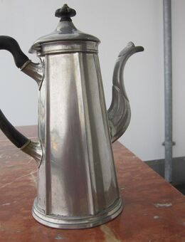 Antike "Shaw & Fisher Sheffield" Kaffee-Kanne, Zinn - Horgen
