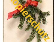 Alte Grußkarte „Herzlichen Weihnachtsgruß“, gelaufen 1915 - Landsberg