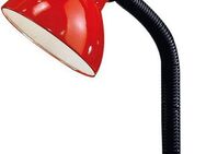 EGLO Tischleuchte BASIC, Ein-/Ausschalter, Leuchtmittel wechselbar, ohne Leuchtmittel, rot / Ø12,5 x H30 cm / exkl. 1 x E27 (je max. 40W) / Wippschalter