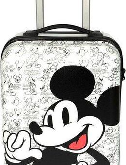 UNDERCOVER Kinderkoffer Mickey Mouse, 59 cm, 4 Rollen, mit TSA-Zahlenschloss
