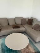 Hochwertige moderne Ledercouch in 65191