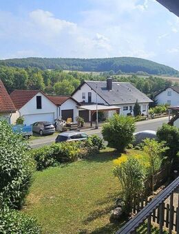3-Zimmer-K-B-Wohnung, Garten + Balkon, Blick auf Schloss Saaleck - Hammelburg