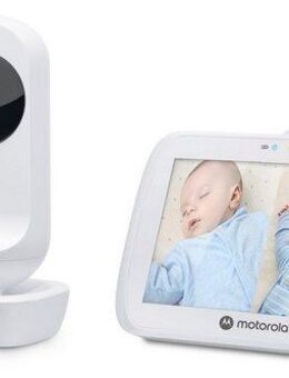 Motorola Babyphone Video Nursery VM 35-2 Twin 2x Kameras, 5-Zoll-Farbdisplay