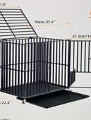 Eisenkäfig 95 x 57 x 81 cm (L/B/H) in 90429