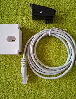 Telefonsteckdosenabedeckung, Telefonsteckdose Abdeckung, Kabel, Stecker - Ehra-Lessien