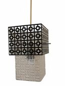 Hängelampe Leuchte 50er 60er in 65462