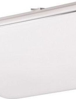 Reality Leuchten LED Deckenleuchte BLANCA, elegant schlichte weiße LED Deckenlampe, 53x53 cm, kaltweiß, Dimmfunktion, LED fest integriert, Kaltweiß, 3-Stufen dimmbar über Wandschalter, Deckenlampe für Büro Flur Treppe