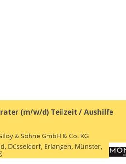 Verkaufsberater (m/w/d) Teilzeit / Aushilfe - Erlangen