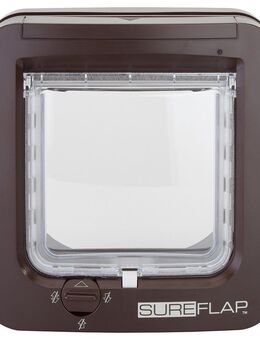SureFlap Katzenklappe mit Chip - Sureflap braun