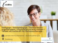 Pädagoge / Sozialpädagoge / Sozialarbeiter/ Ergotherapeut / Psychologe (m/w/d) Vollzeit / Teilzeit als Fachkraft für Autismustherapie (m/w/d) - Duisburg